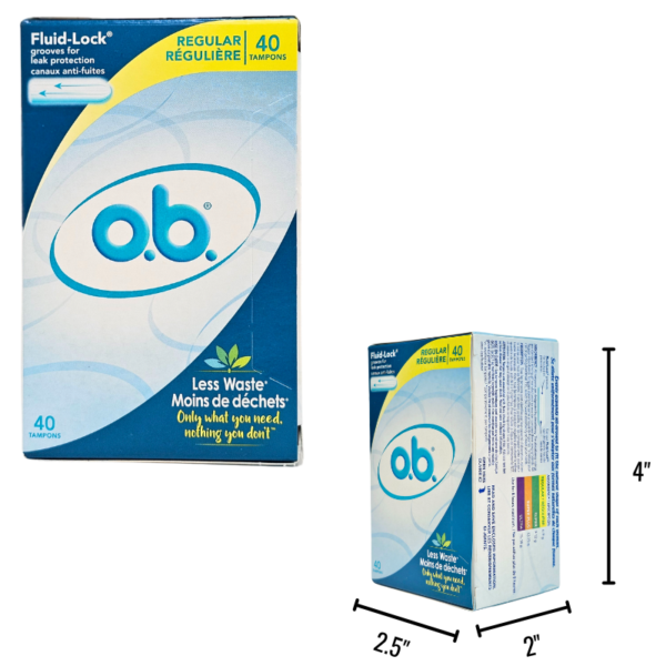 Wholesale o.b. Tampons, 40-Pack - Multi Pack