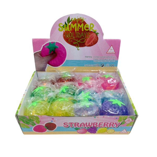Wholesale Strawberry Squishy Ball Fidget Ball - Image 3