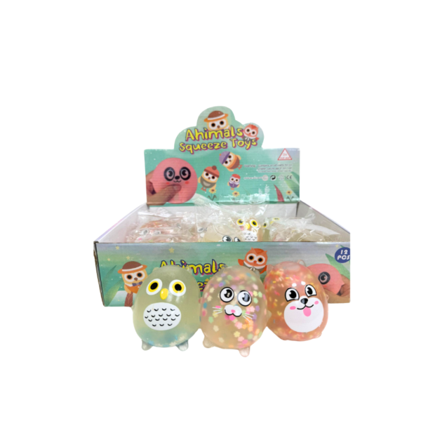 Wholesale Animal Face Squishy Ball Fidget Ball