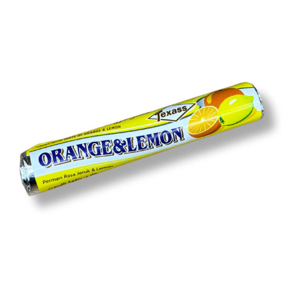 Wholesale Texas Candy Roll Orange and Lemon 42G
