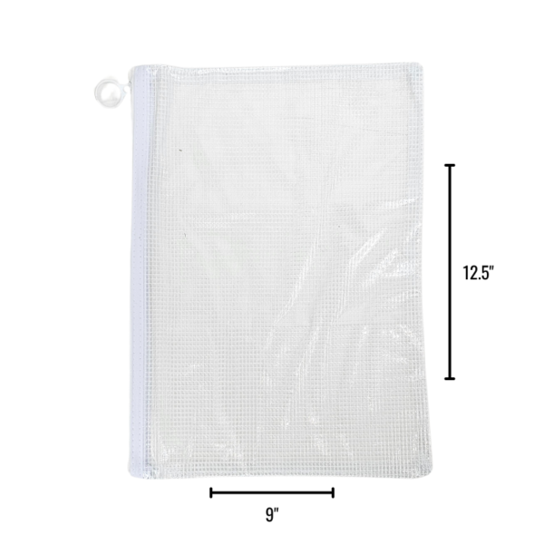 Wholesale Mesh Zipper Pouch (12.5" x 9")
