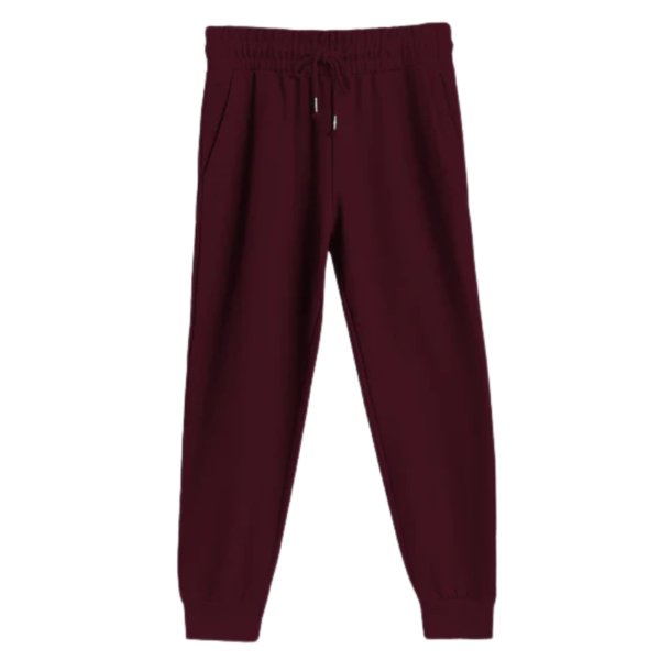 Wholesale Adult Fleece Track Pant Maroon- Size X-Large