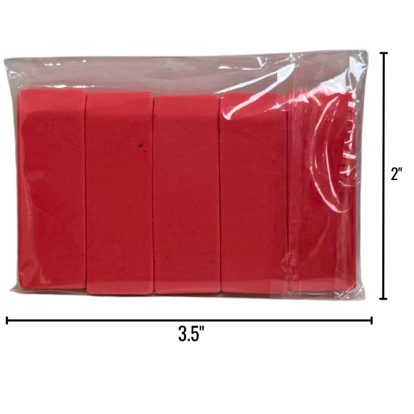 Erasers – Pink 5 Pack ($0.25 Each) - Image 2