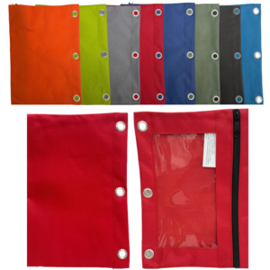 Wholesale Pencil Case 3 Holes for Binder (Size 7” X 10")