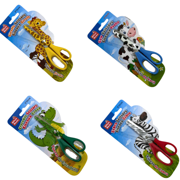 Wholesale Scissors - 5in Blunt Tip - Assorted Animal Prints - Image 2