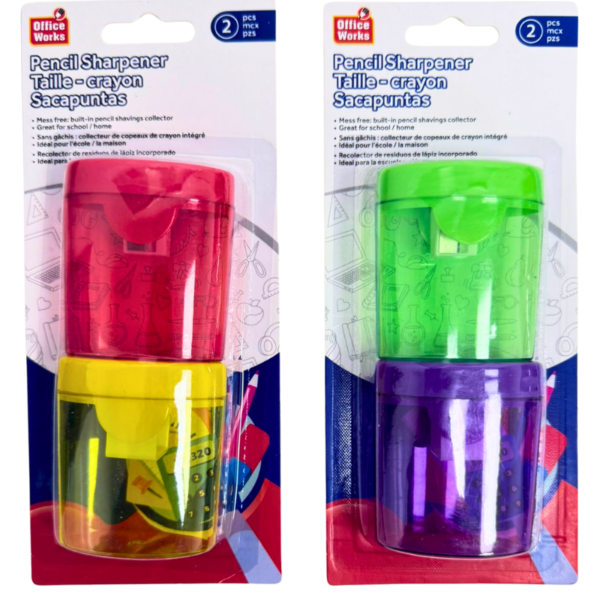 Pencil Sharpener - 2 pk With Tank