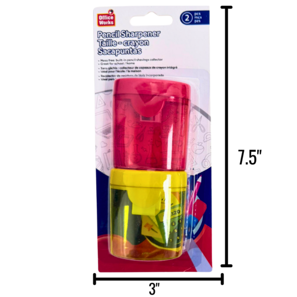 Pencil Sharpener - 2 pk With Tank