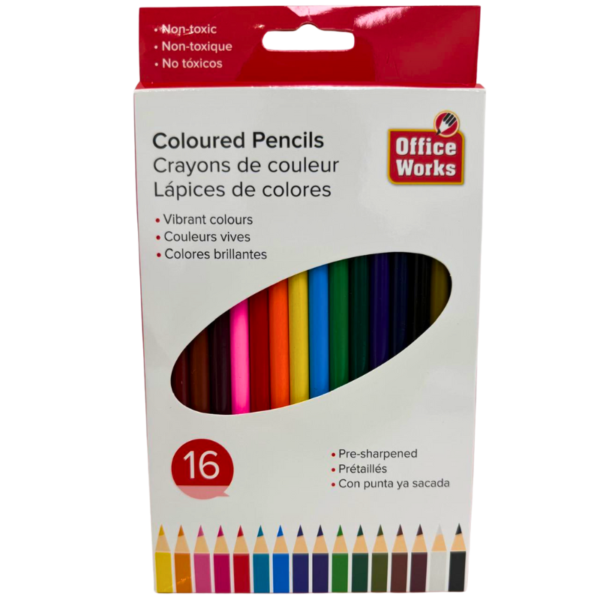 Wholesale Pencil Crayons - 16 Pack ($0.13 each) - Image 2