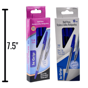 Wholesale Pen Blue Colours 10 -Pack ($0.20 Each)