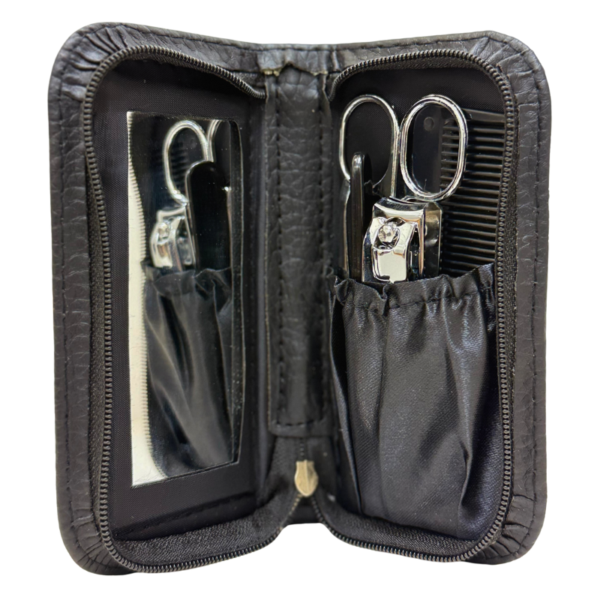 Grooming Kit - 7 Piece in Case with Mirror - Image 2