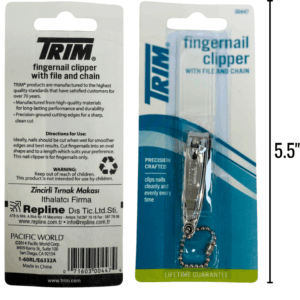 NAIL CLIPPER W/ FILE & CHAIN