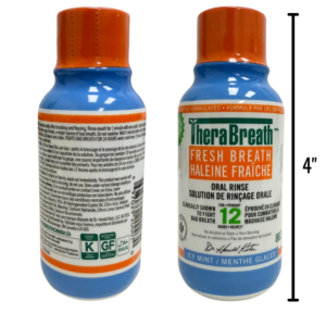MOUTHWASH - 88.7ML - THERABREATH ICY MINT - ALCOHOL FREE