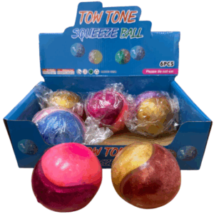 FIDGET - SQUEEZE GLITTER BALL - ASST COL