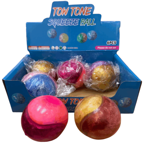 FIDGET - SQUEEZE GLITTER BALL - ASST COL