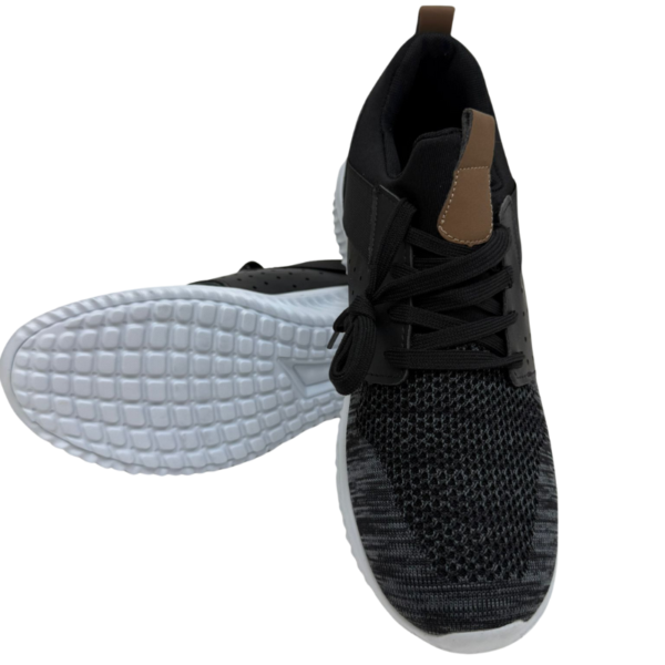 Men’s Running Shoes – Black Size 41-45 (8-12) - Image 2