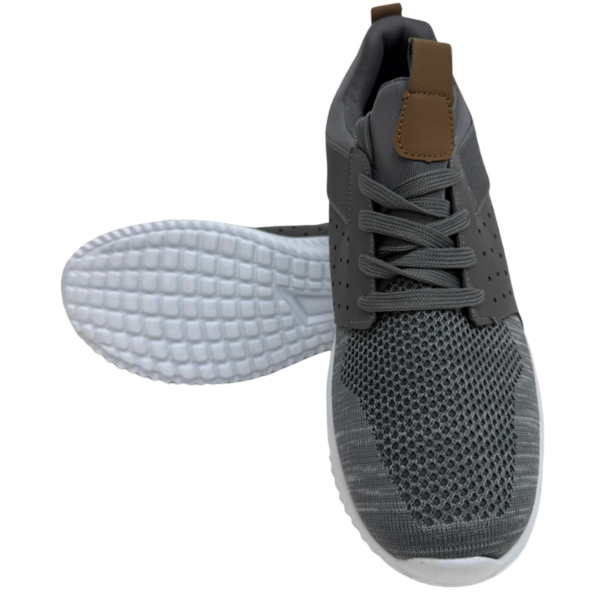 Men’s Running Shoes – Grey Size 41-45 (8-12) - Image 2