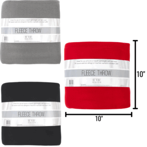 Wholesale Polar Fleece Blanket – 3 Colours (Size: 60″ x 80″)