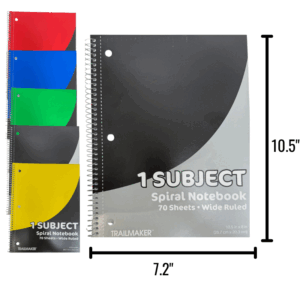 COIL NOTEBOOK - 70 PGS