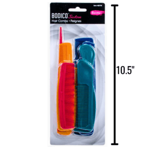 Combs – 8-Pack Assorted Styles & Colors