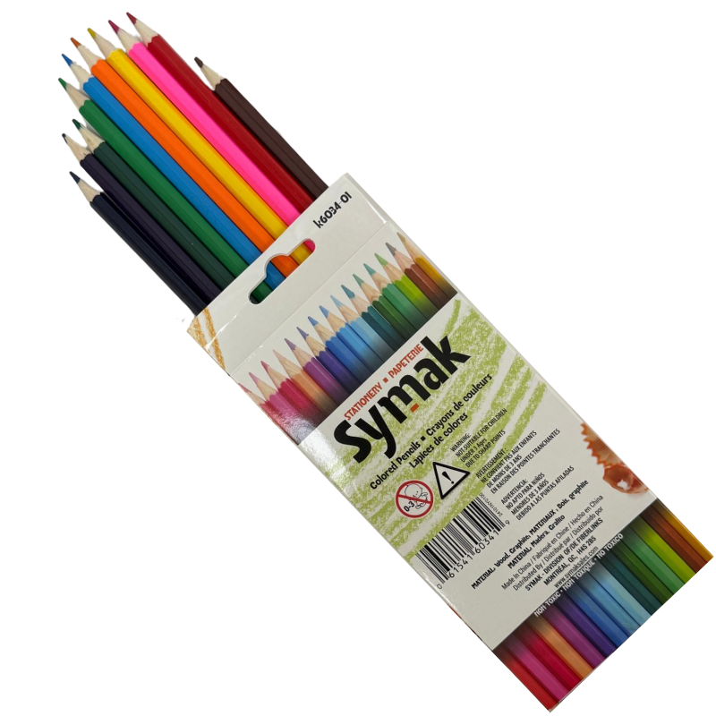 Wholesale Pencil Crayons, 12-Pack ($0.13 Each) - Image 2