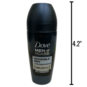 DEODORANT - MEN'S DOVE ROLL ON 50ML- INVISIBLE DRY