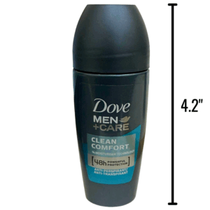 DEODORANT - MEN'S DOVE ROLL ON 50ML- CLEAN COMFORT