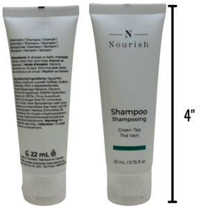 Wholesale Travel Size Shampoo - Nourish Green Tea (22ML)