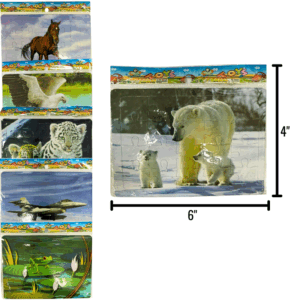 MINI PUZZLES - 4X6- 6 ASST