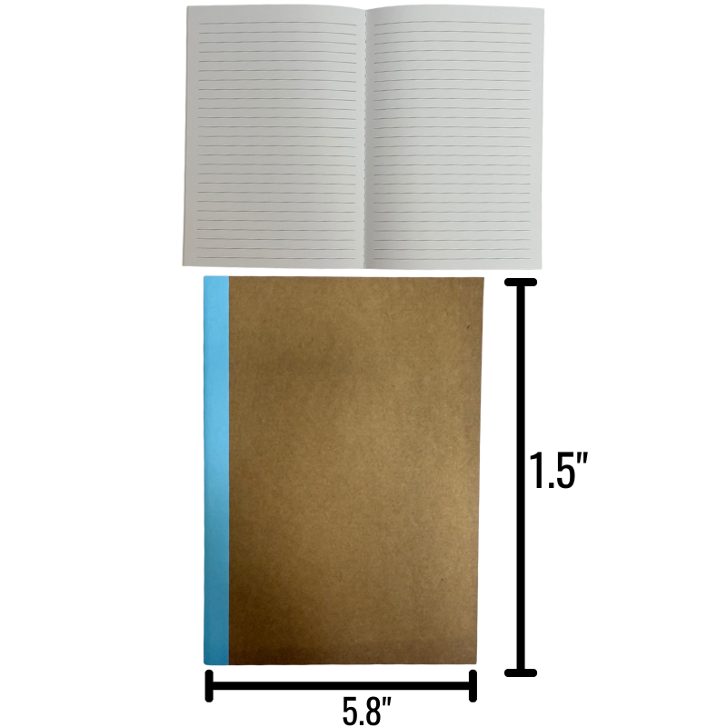 COIL NOTEBOOK- RULED 120 PGS - 3X5 - 4 ASST