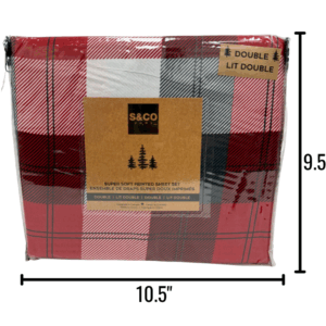 Wholesale Double Bed Sheet Set, 4-Pieces – Plaid