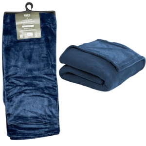 60" x 80" – Drizzle Blue (On Hanger)