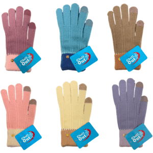 Wholesale Ladies’ Knit Glove With Touchscreen - Assorted Colours