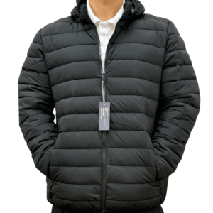 Wholesale Adult Coat with Hood,  Size: M-3XL Black