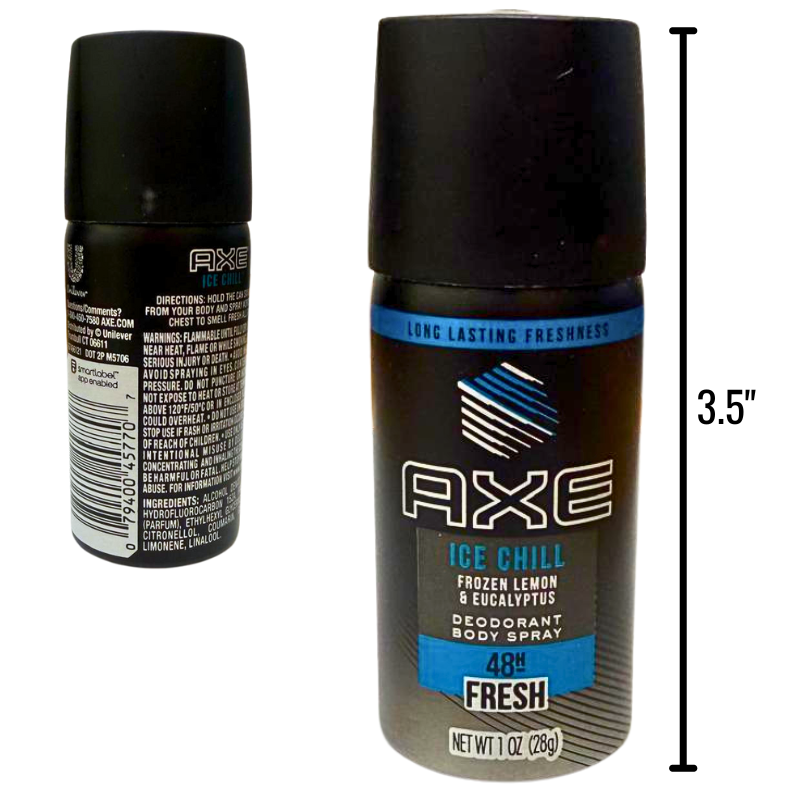 Wholesale Axe Men's Deodorant Body Spray (28g) Ice Chill