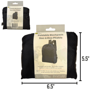 Foldable backpack