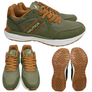 Men’s Nautica Running Shoe – Olive – Sizes 7.5–13