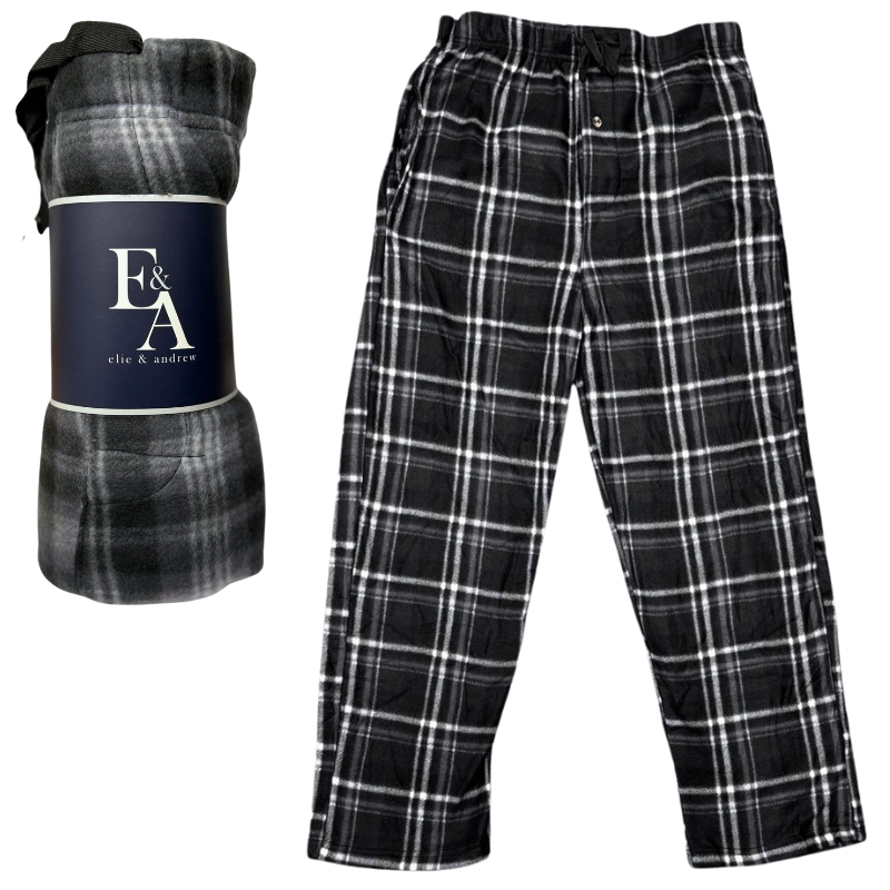 Wholesale Adult Polar Fleece Pajama Pants Assorted Plaids (Size S-XL) - Image 5