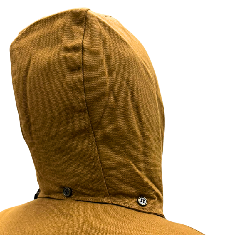 Wholesale Adult Winter Work Coat with Detachable Hood –Copper – Sizes M–2XL - Image 3