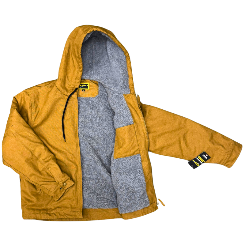 Wholesale Adult Winter Work Coat with Sherpa Lining – Copper – Sizes M–2XL