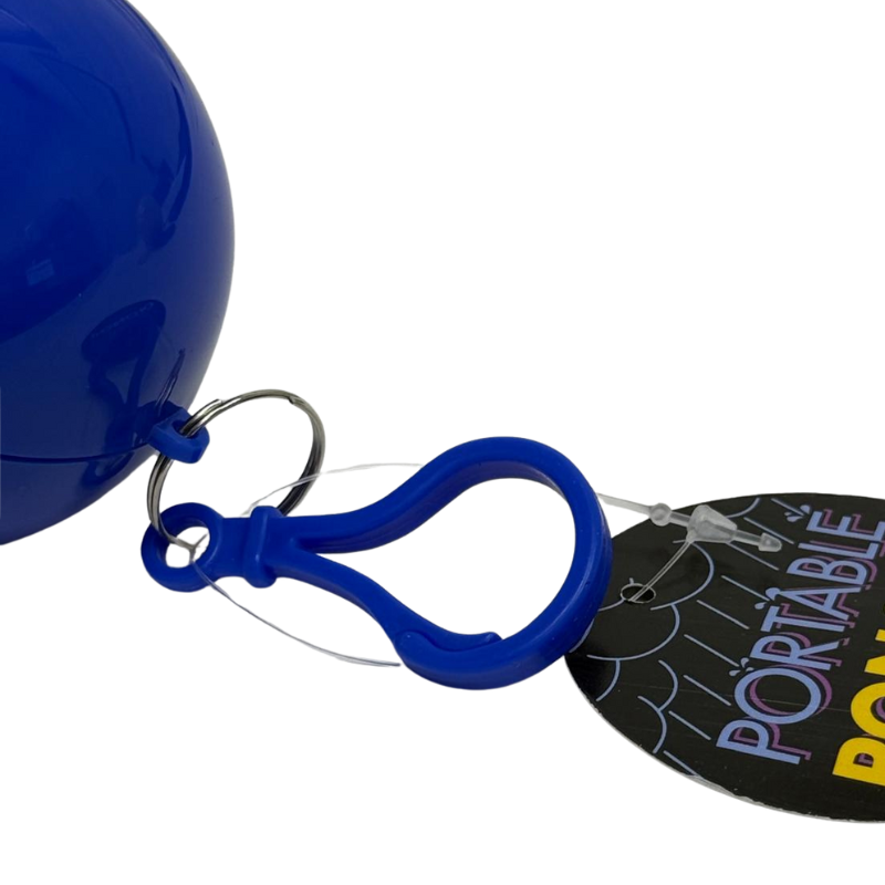 Wholesale Packable Poncho with Clip - Assorted Colours - Image 2