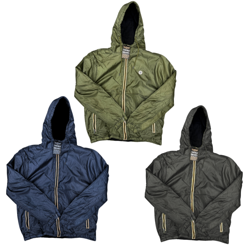Wholesale Adult Fleece-Lined 3 Season Jacket – Sizes S–3XL – 3 Colours