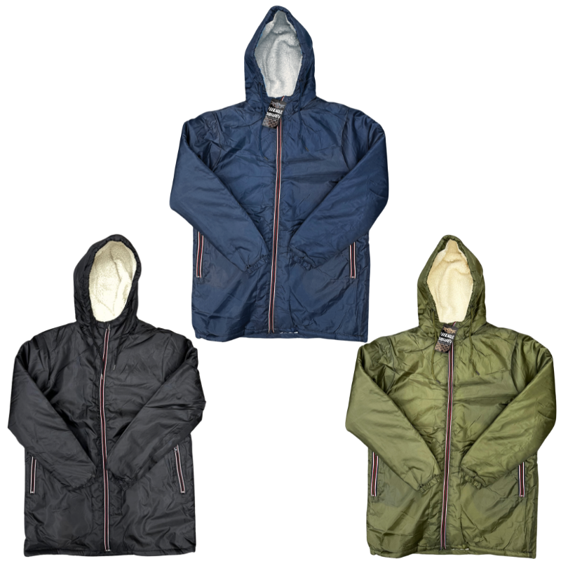Wholesale Adult Sherpa-Lined 3 Season Jacket – Sizes S–3XL – 3 Colours