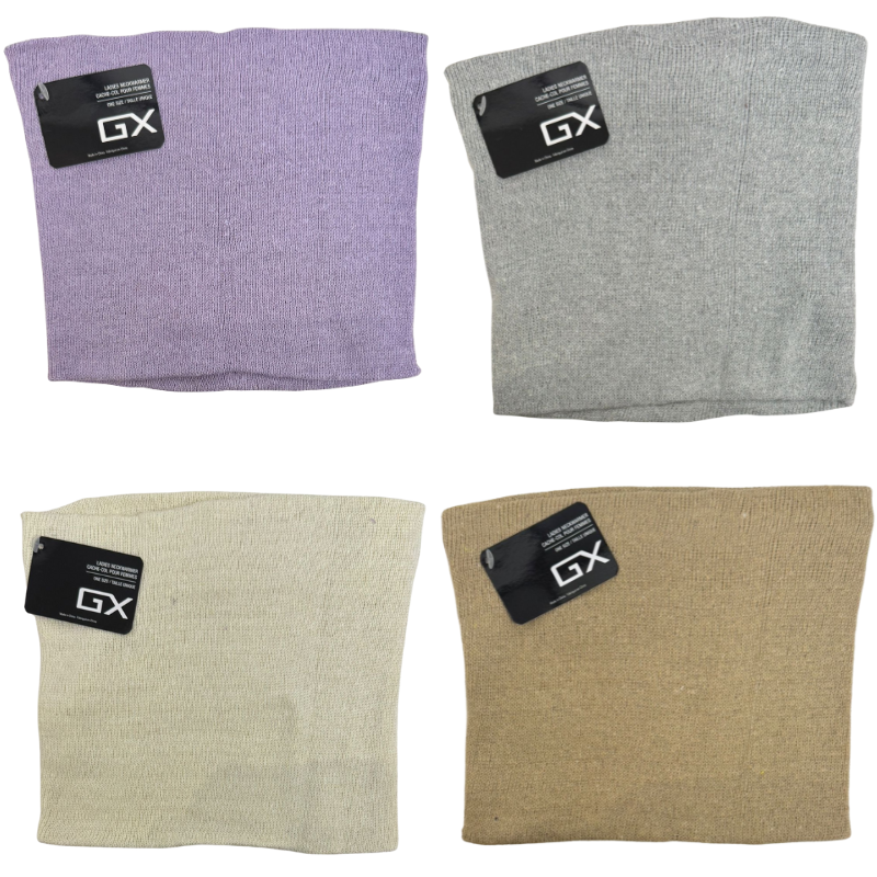 Wholesale Ladies Neck Warmer - Knit - Asst. Colours