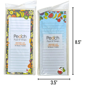 Wholesale Magnetic Shopping List/ Notepad 2 Styles - 8.5 x 3.5