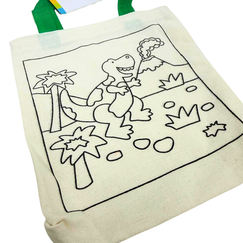 Wholesale Colour Your Own Tote – Includes Markers – 4 Assorted Designs - Image 2