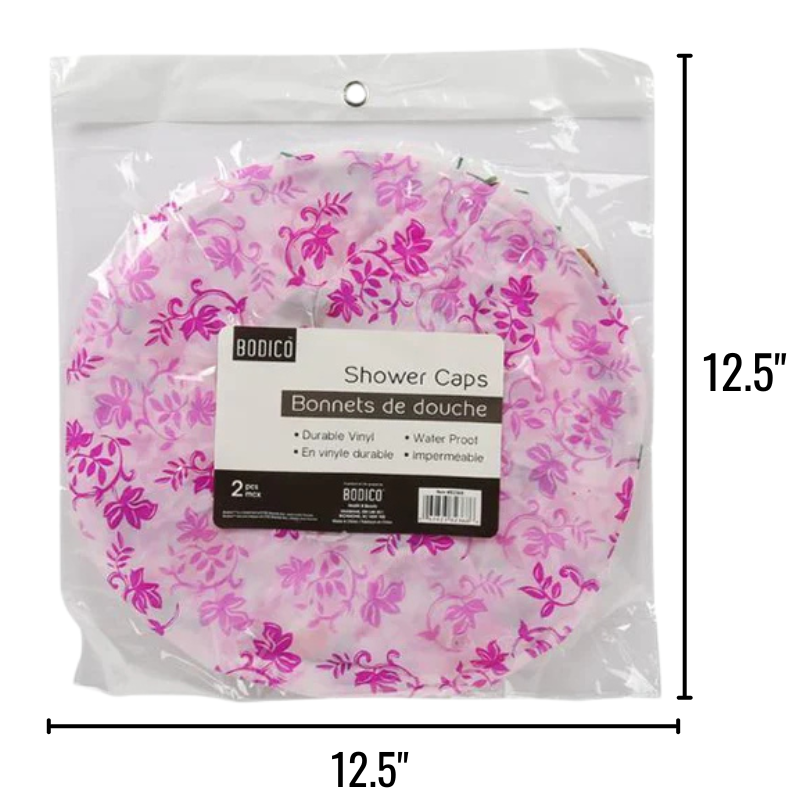 Wholesale Shower Caps - 2 Pack ($0.88 Each)