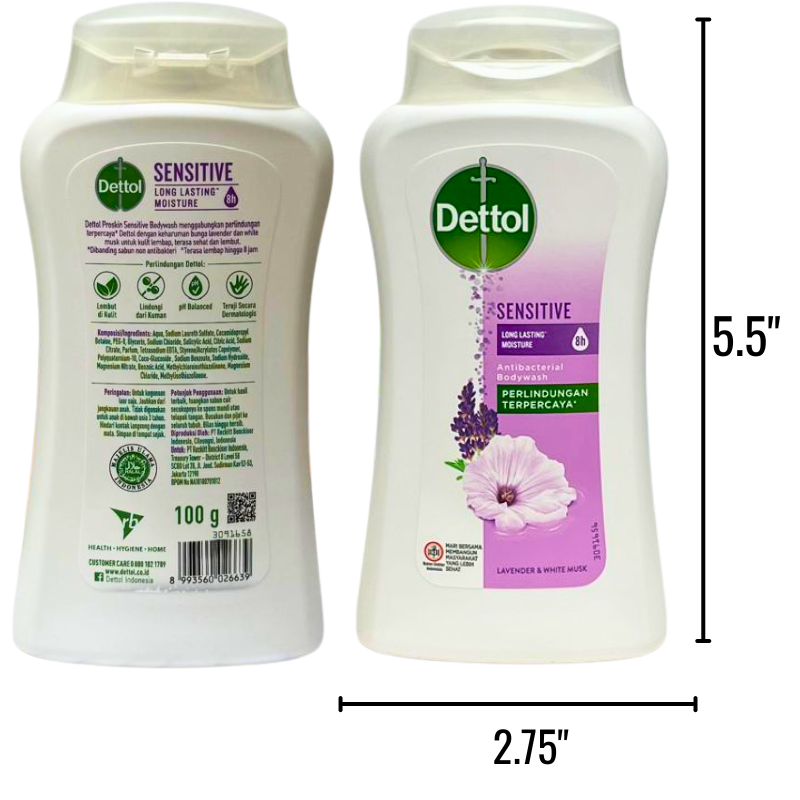 Wholesale Brand Name Dettol Body Wash – Lavender – (100g/100ml) - Image 2