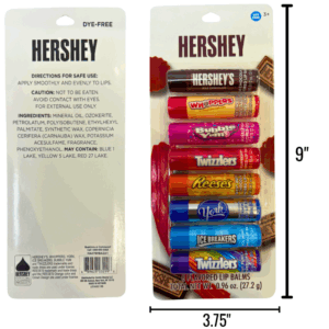 Hershey’s Lip Balm – 8 Pack – Assorted Flavours