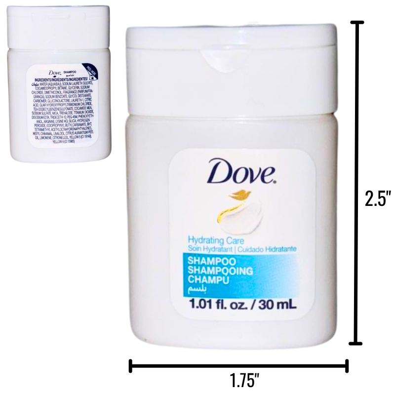 Wholesale Brand Name Dove Shampoo – Hydrating (30ml/1oz)