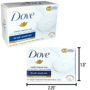 Wholesale Brand Name Dove Bar Soap – Hydrating (25g/.88oz)